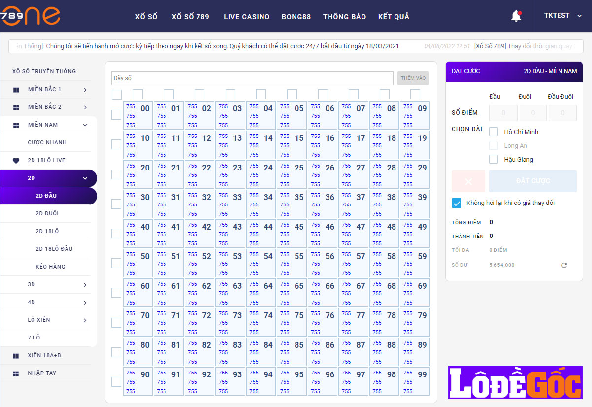 Chơi số đề miền Bắc LD789 Chơi số đề miền Bắc LD789